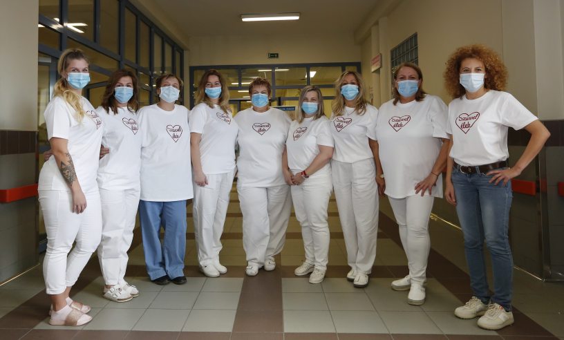 Ambulancia osztály dolgozói csoportkép