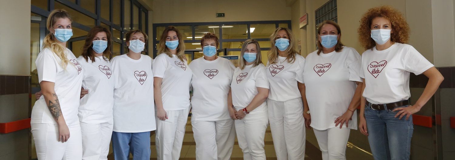 Ambulancia osztály dolgozói csoportkép