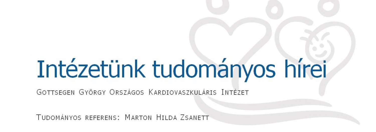 Intézetünk tudományos hírei